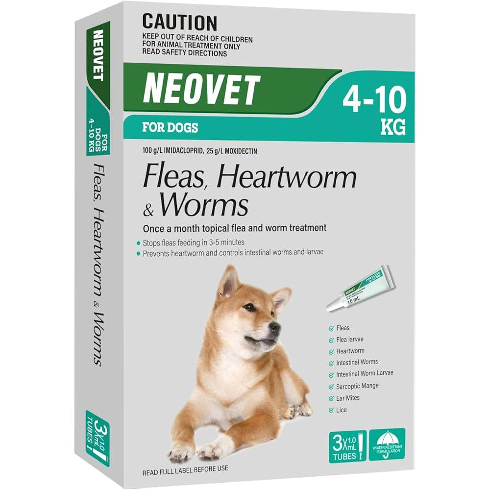 Neovet For Dogs 4-10kg - 3 Pack