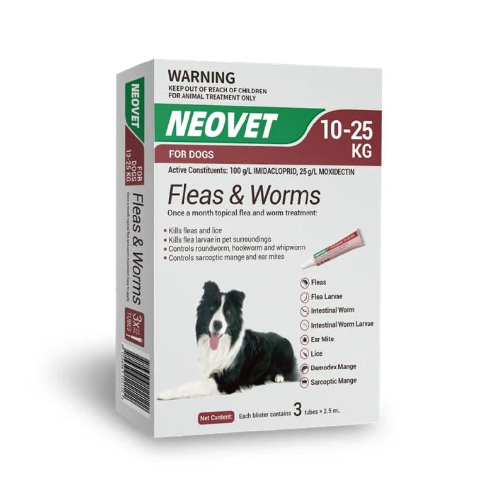 Neovet For Dogs 10-25kg - 3 Pack