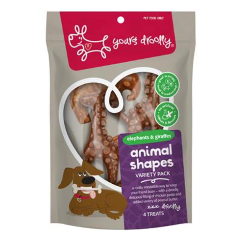Animal Variety with Chicken Paste Dog Treat 4 Pack