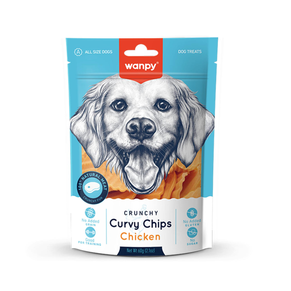 Wanpy Dog Curvy Chips Chicken