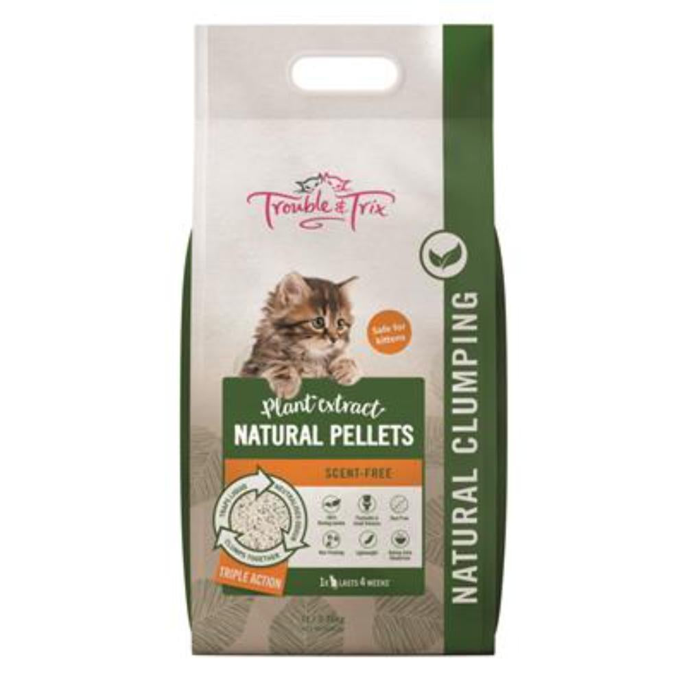 Trouble & Trix Natural Tofu Cat Litter Pellets