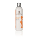 Bottle of conditioning shampoo on a white background