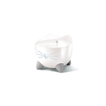 White cat-shaped night light on a white background