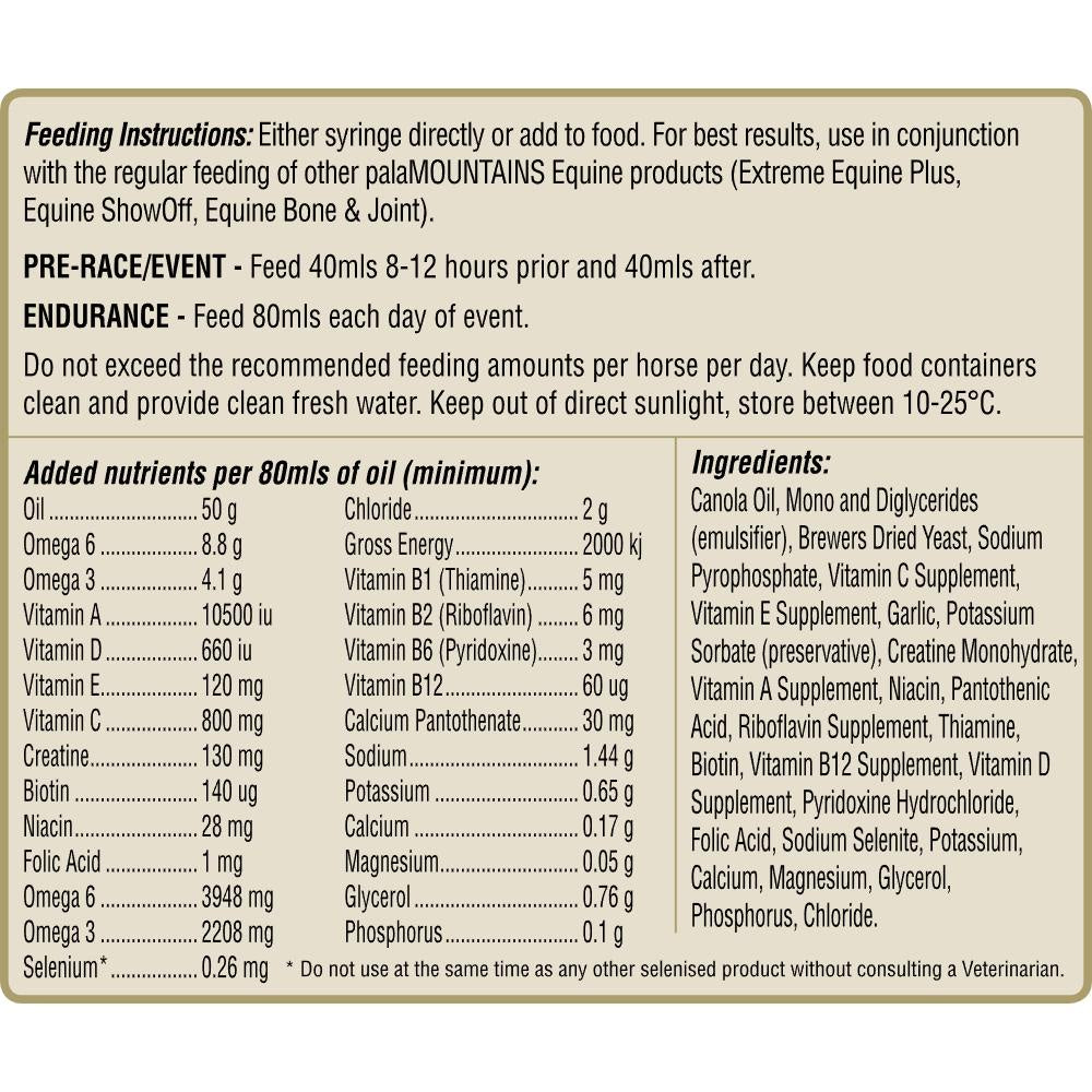 palaMOUNTAINS Equine Pre-Boost