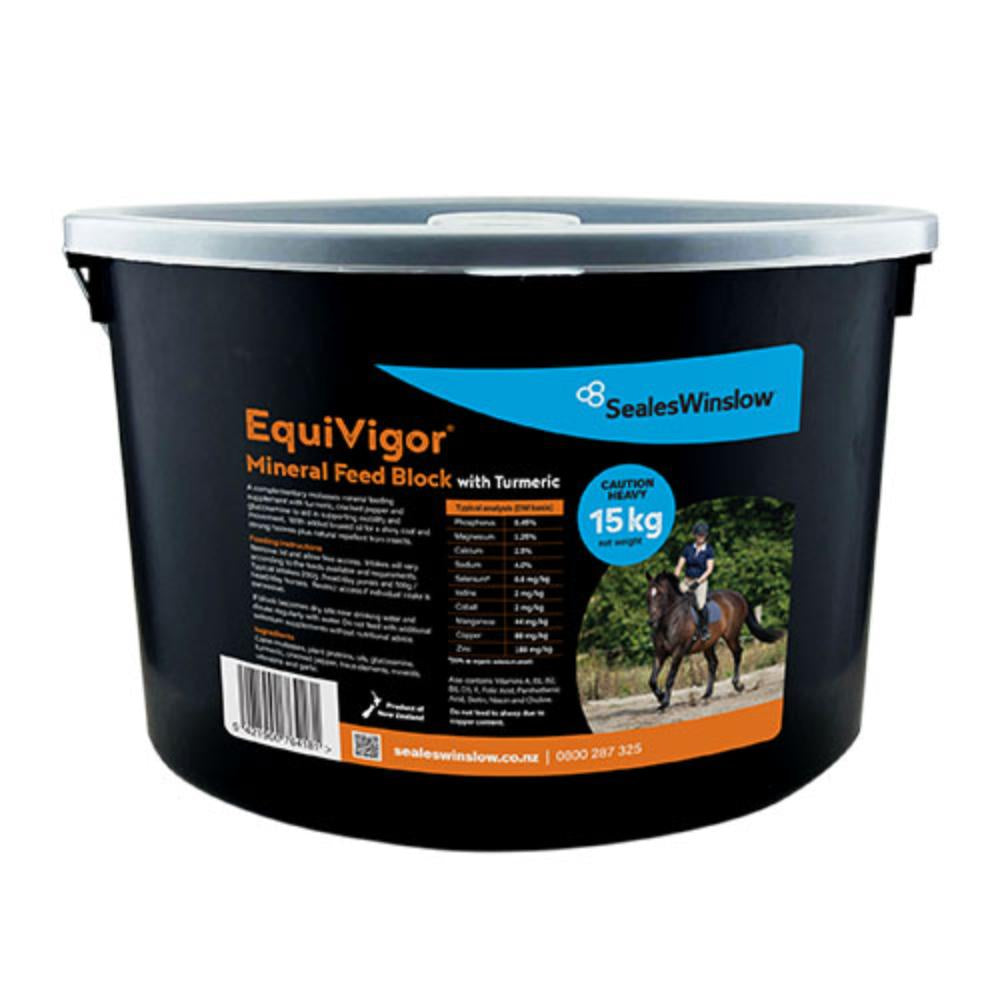 EquiVigor® Mineral Feed Block with Turmeric 15kg