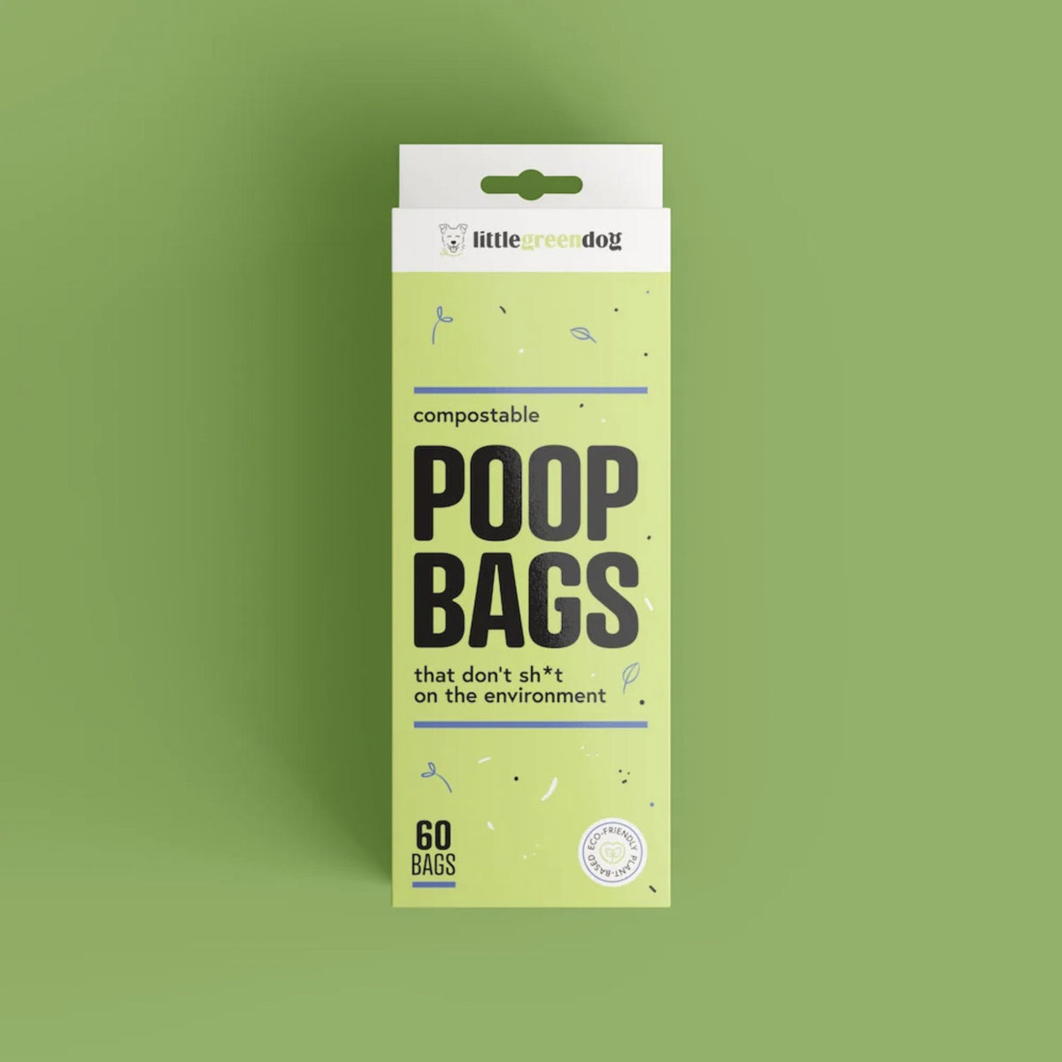Little Green Dog Poop Bags (60 Pack)
