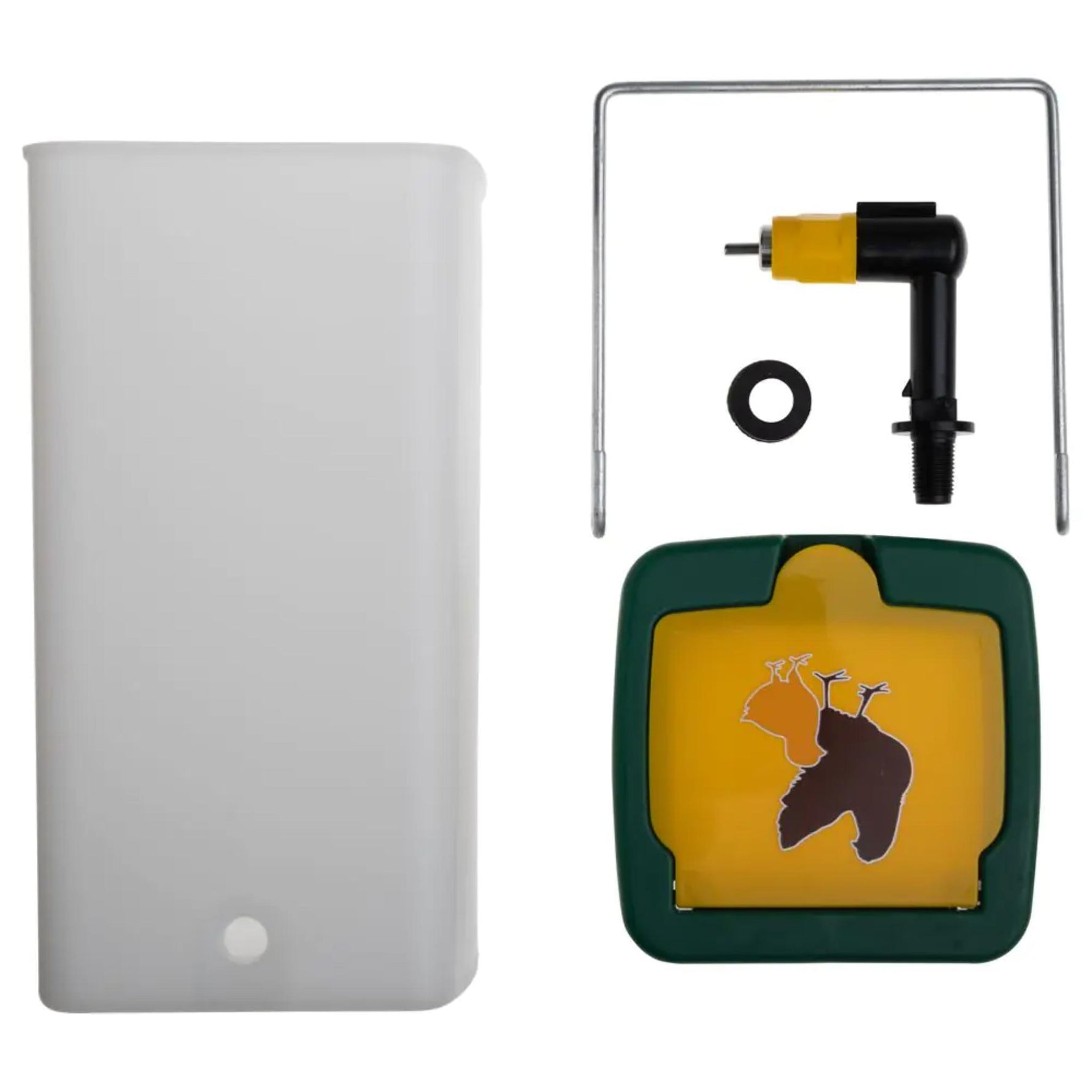 Parts of a poultry drinker for chicks