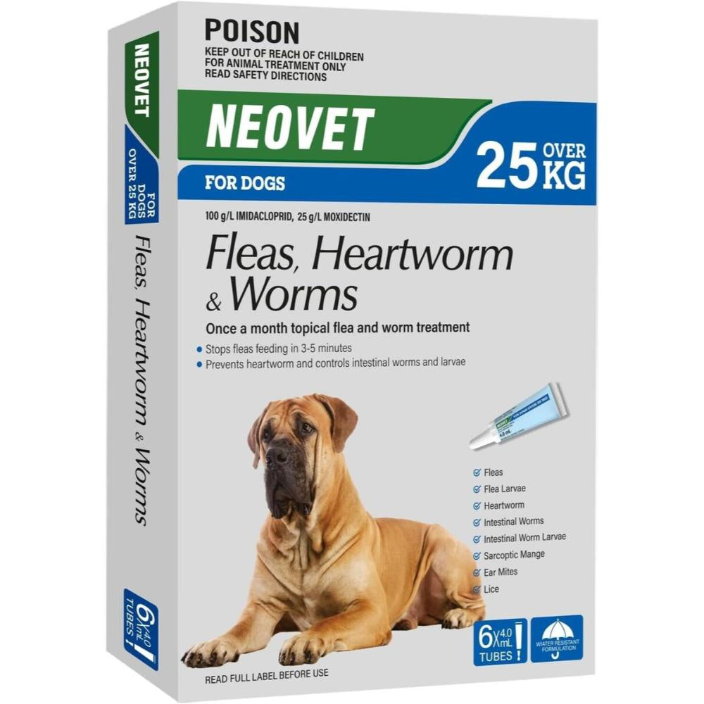 Neovet For Dogs 25kg-40kg 3 Pack