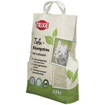 A 2.5 kg bag of Trixie Tofu Klumpstreu cat litter.
