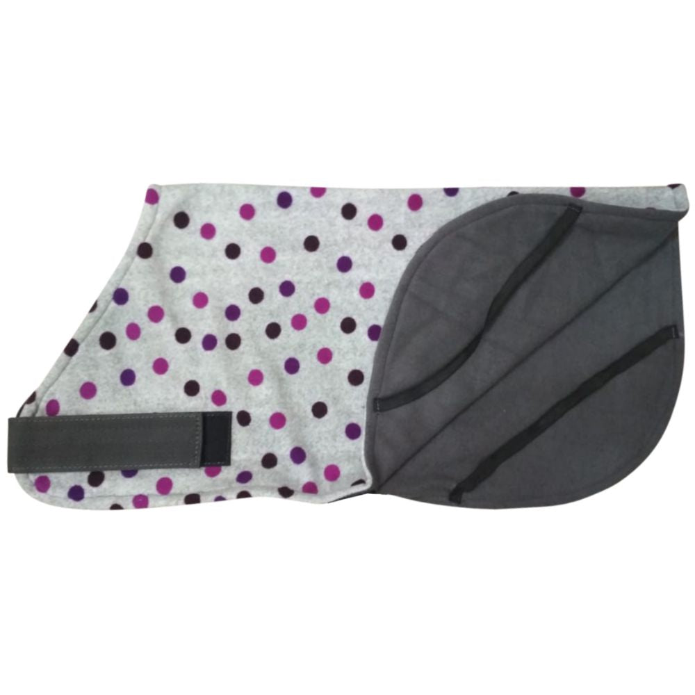 Flair-Fleece-Dog-Coat-Dots