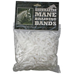 SUPER SILICONE BRAID BANDS WHITE