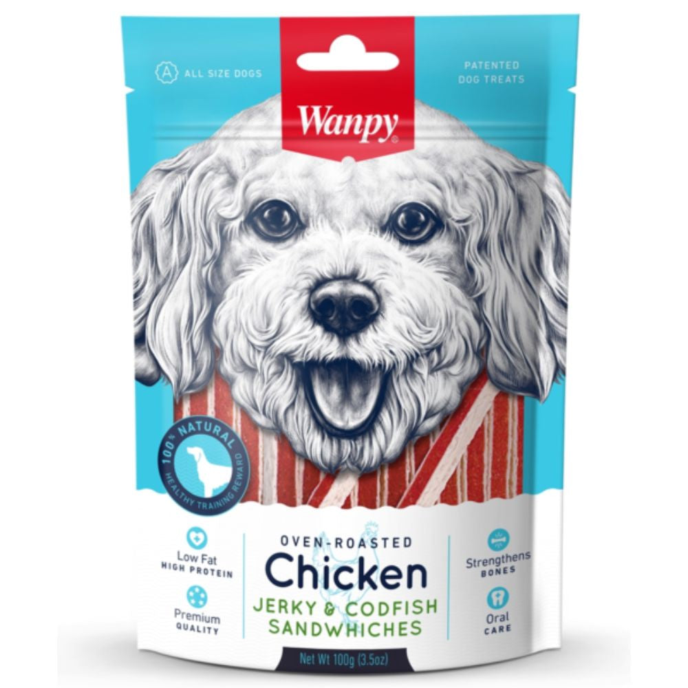 Wanpy-Dog-Treats-Chicken-Jerky-and-Codfish-Sandwiches