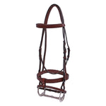 Platinum Flat Padded Hanoverian Bridle Brown