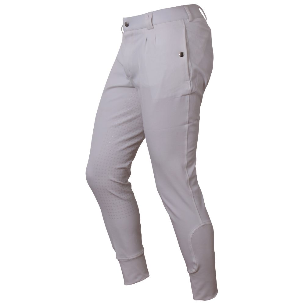 Cavallino Badminton Mens Breeches White