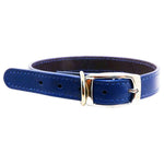 beau-pets-leather-stitched-collar-blue