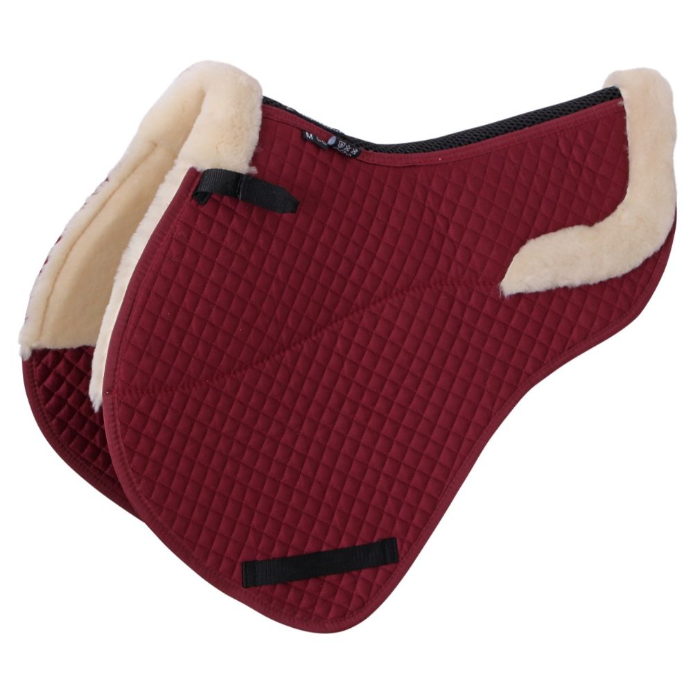 Cavallino-Close-Contact-Jump-Saddlecloth-Shaped-burgundy