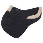 Cavallino-Close-Contact-Jump-Saddlecloth-Shaped-Black-Natural