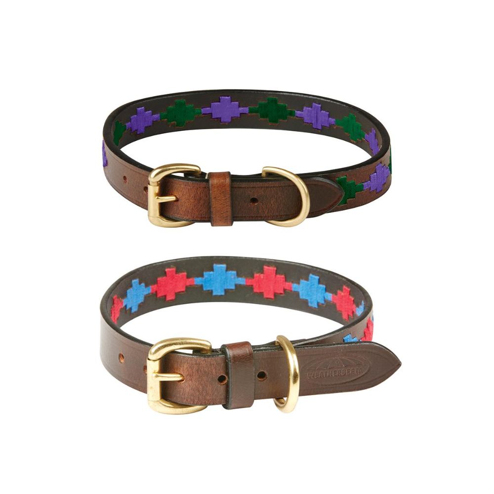 Weatherbeeta Polo Leather Dog Collar 