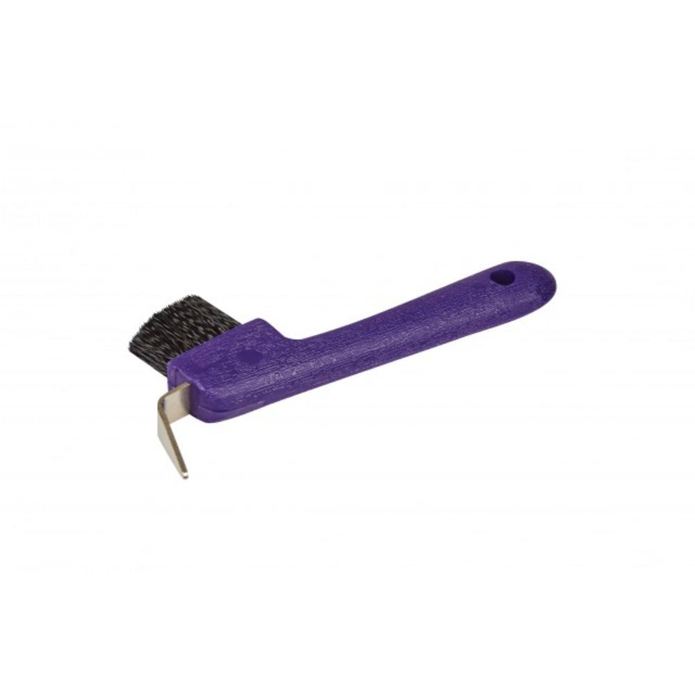 Weatherbeeta-Roma-Deluxe-Hoof-Pick-with-Brush-Purple