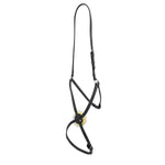 Platinum Mexican Grakle Noseband Black