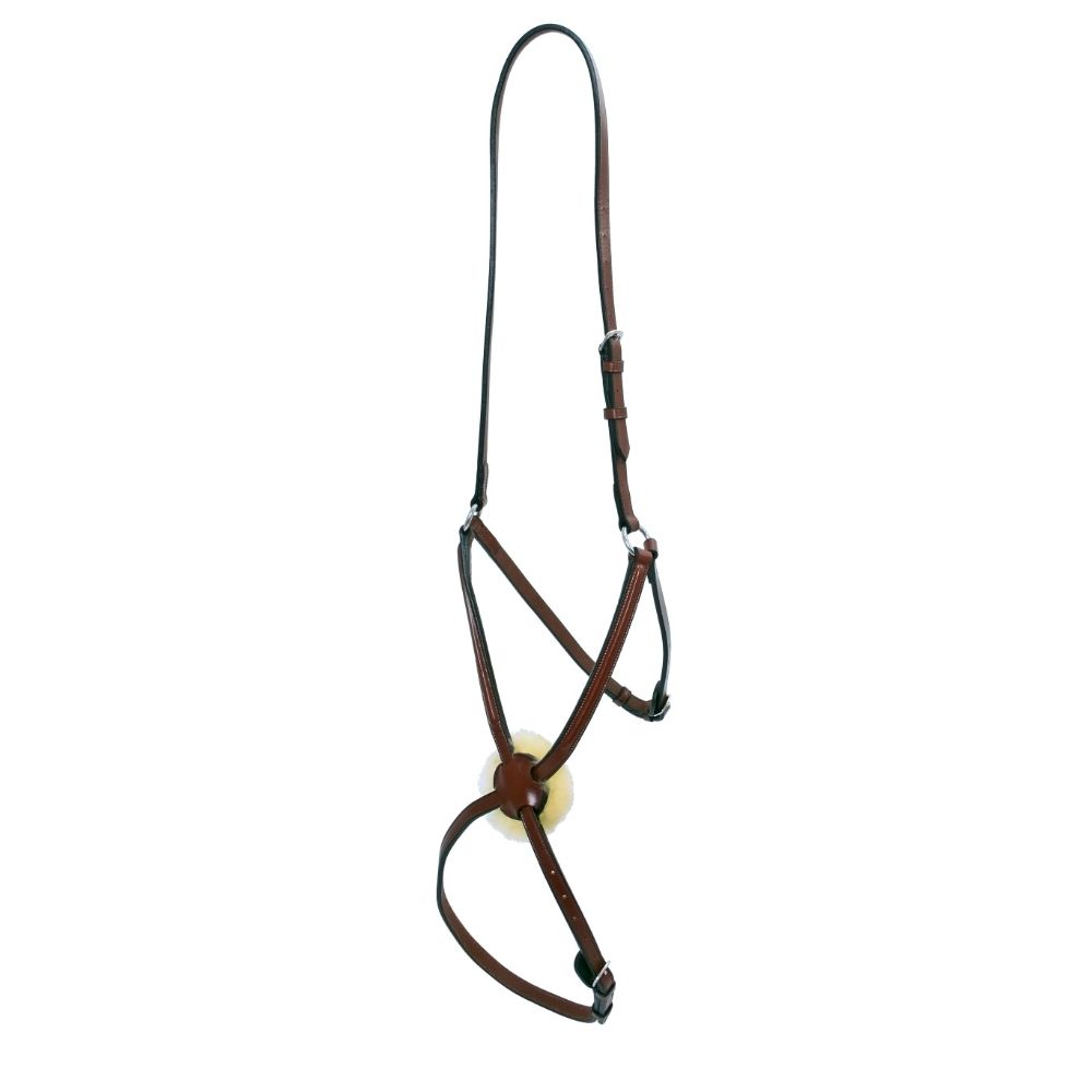 Platinum Mexican Grakle Noseband Brown