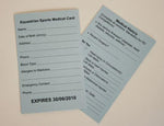Medical Armband Refill Cards