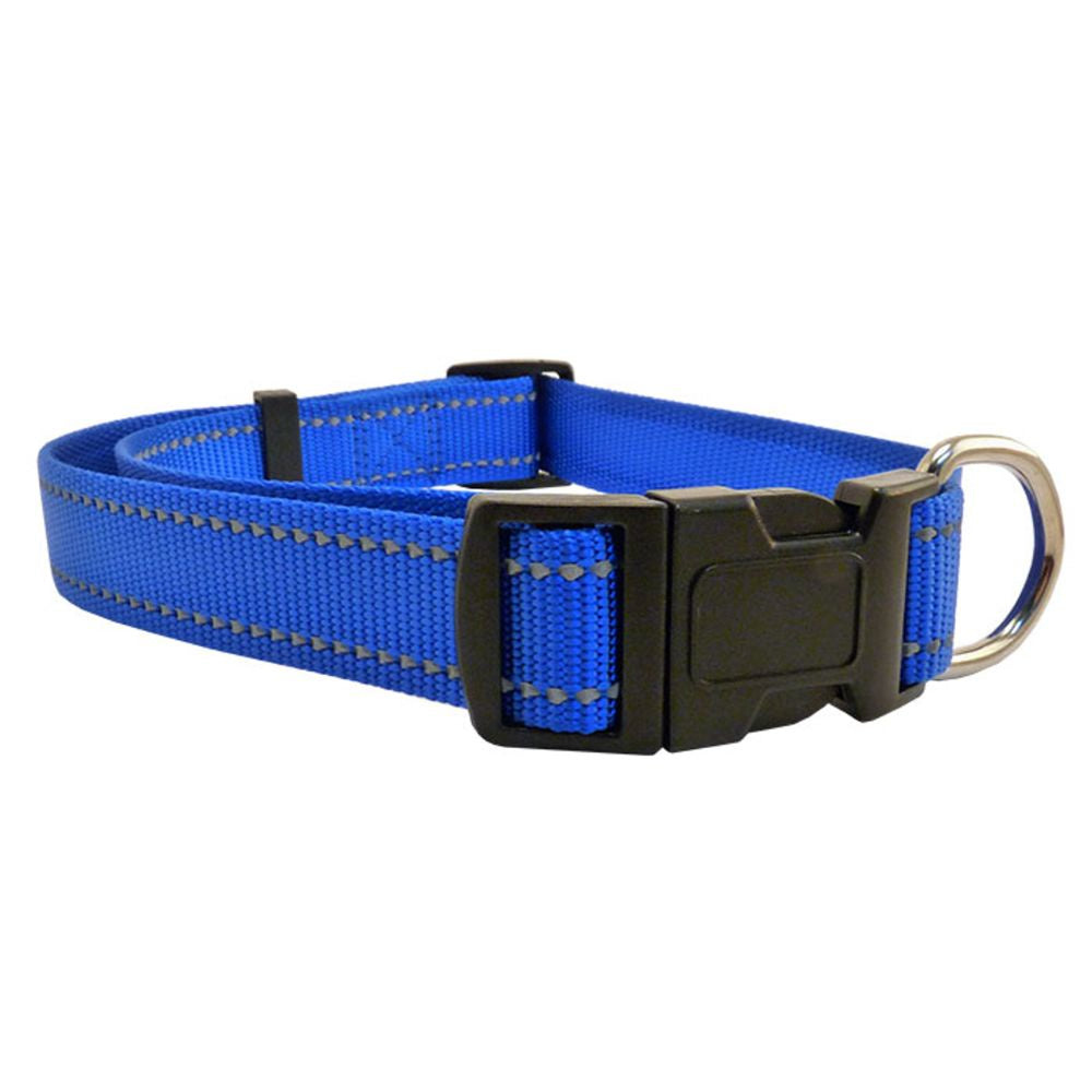beau-pets-reflective-dog-collar-blue