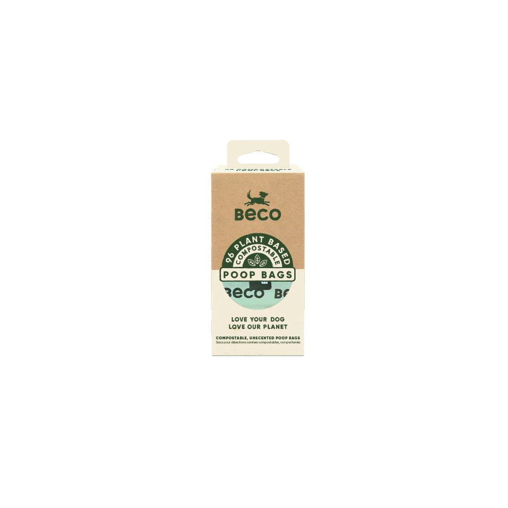 Beco Poop Bags Compostable - 96pk