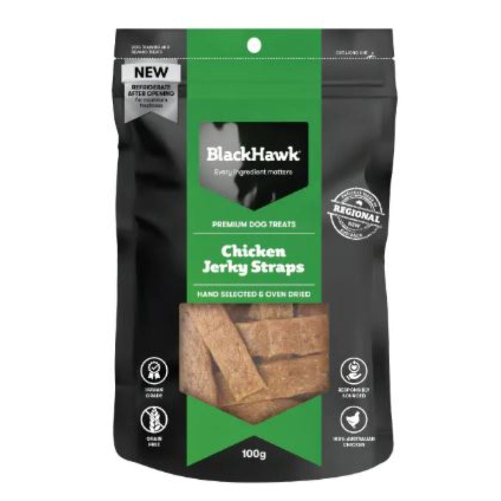 Black Hawk Dog Treats - Chicken Jerky Straps