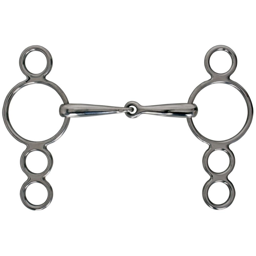 Blue Tag SS Dutch Gag Bit / 4 Ring