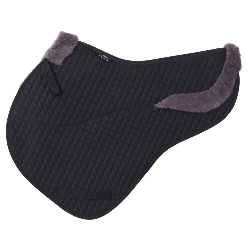 Cavallino-Close-Contact-Jump-Saddlecloth-Shaped-Anthracite-Black