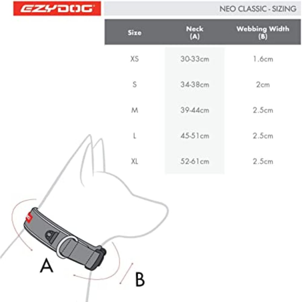 EzyDog Neo Classic Dog Collar