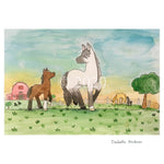 Isabella Hindson Paddock Mates Greetings Card