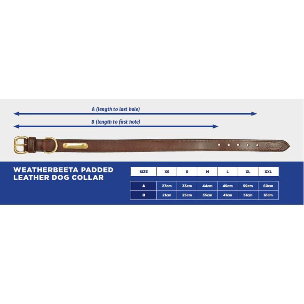 Weatherbeeta-Padded-leather-dog-collar-size-chart